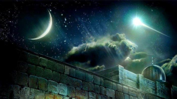 Ilustrasi perjalanan rasulullah muhammad saw saat isra miraj